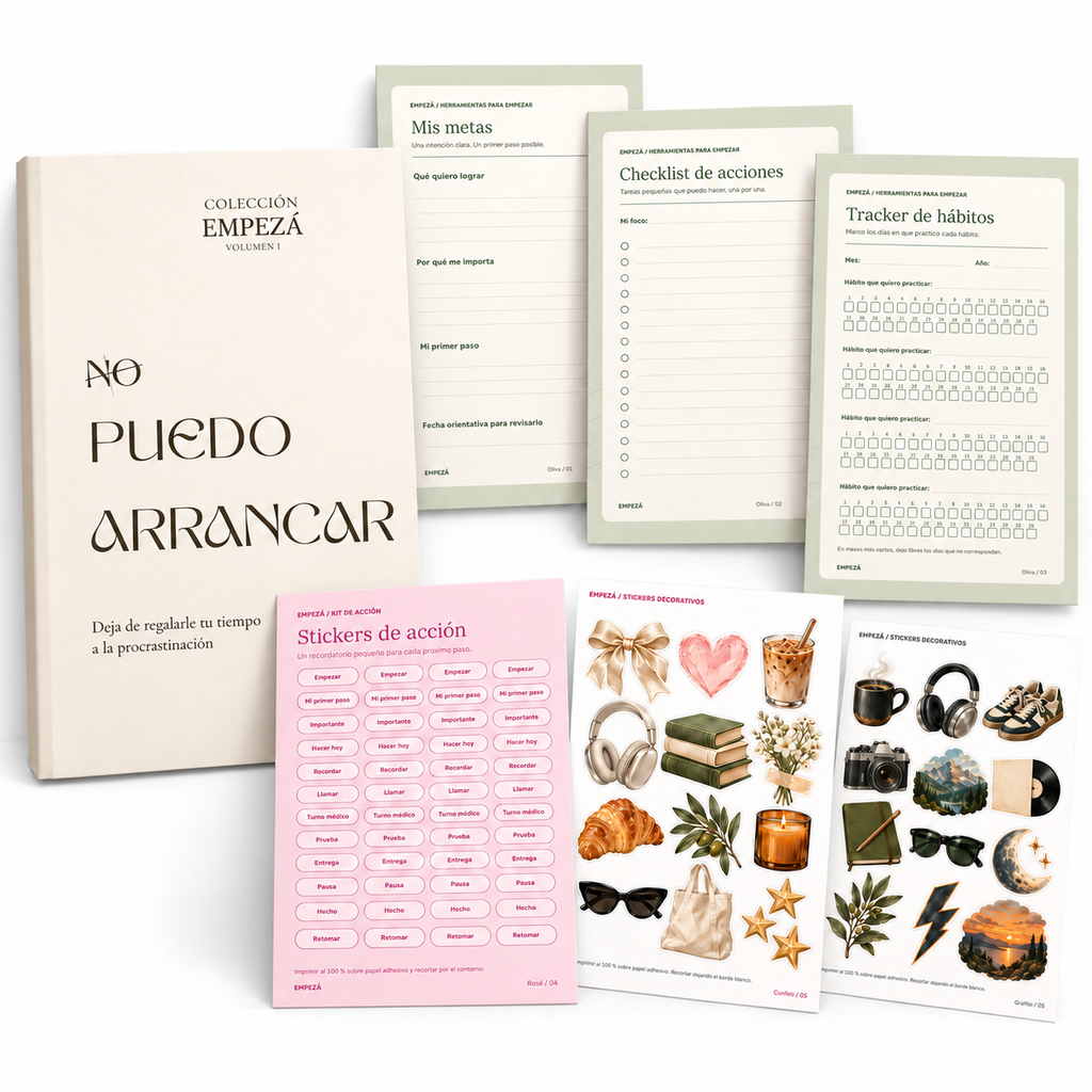 Empezá - Del “algún día” a tu primer paso.